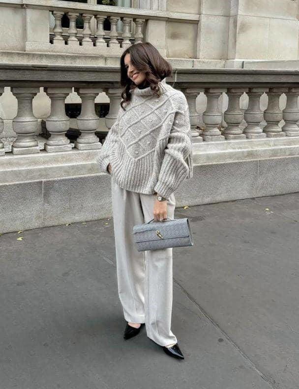 Tips Mix And Match Sweater Rajut Wanita Agar Tetap Stylish