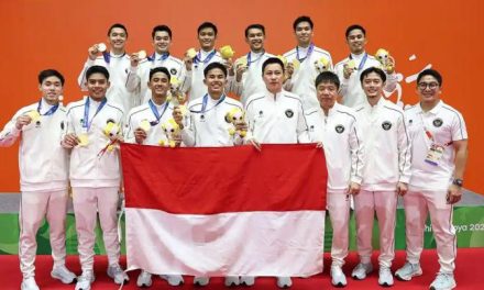 Garuda Juara! Indonesia Sabet Emas Bulu Tangkis Asian Games