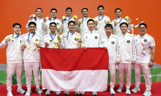 Garuda Juara! Indonesia Sabet Emas Bulu Tangkis Asian Games
