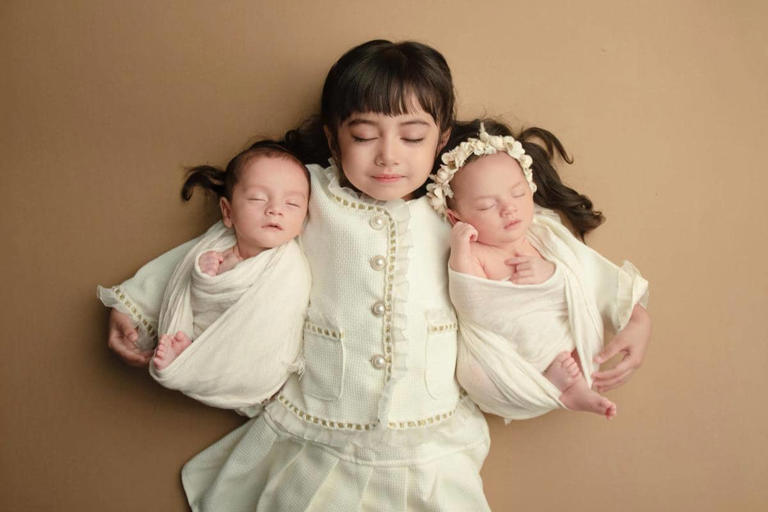 Hangat & Penuh Cinta! Potret Newborn Baby Twins Nanda Arsyinta