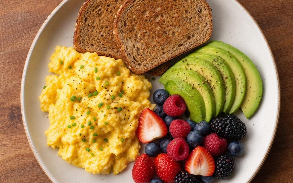 Pilihan Sarapan Cerdas! Telur Dan Buah Segar Kaya Nutrisi