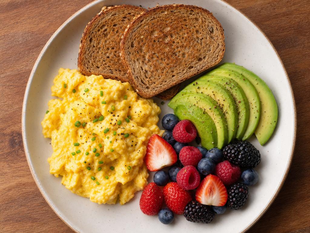 Pilihan Sarapan Cerdas! Telur Dan Buah Segar Kaya Nutrisi